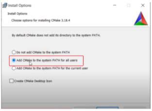 Install page of CMake